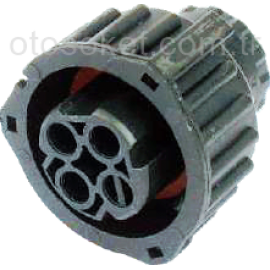 3S1-967 3P DİŞİ DEMONTE SOKET