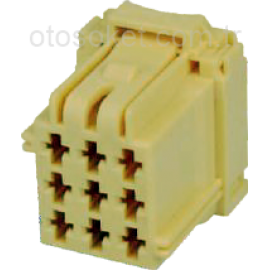 9S8-968 9P DİŞİ DEMONTE SOKET