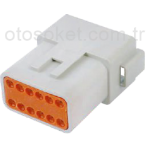 12SDT04 12P ERKEK DEMONTE SOKET