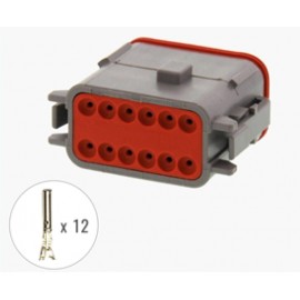 12S003D Soket Deutsch DT06 12s  Female demonte