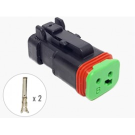 2S049 Soket Deutsch, Demonte DT 06 Dişi Siyah