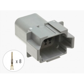 8S006 Soket Deutsch DT04 8 Pın Male  demonte