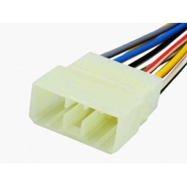 9S001E Soket Anahtar İş Makina dişi  9 Pın Erkek..